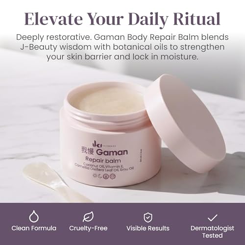 Gaman Body Repair Balm - Nourishing Dry Skin & Soothes Irritation - 120ml
