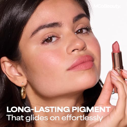 MCoBeauty Matte Lipstick Cheeky Chat - Nourishing Nude Pink Lip Color