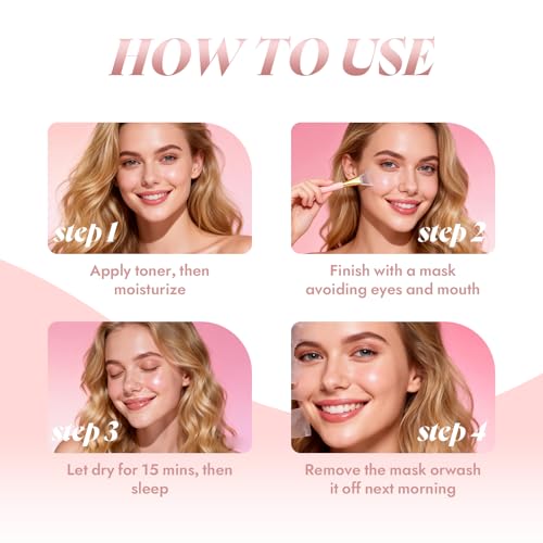 GDS. AUVIE Collagen Night Wrapping Mask (2.54 fl oz), auvie Peel-off Night Mask With Applicator, Deeply Nourish &Moisturize & Firm Skin,the Ideal Gifts for Women and Teen Girls (1pc)