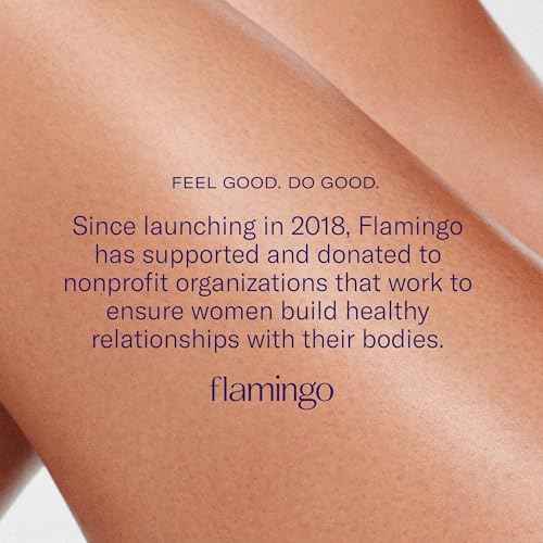 Flamingo Foaming Shaving Gel and Original Razor Blade Refill Cartridges - 6 Count - Shaving Razor Set for Women