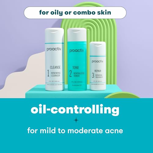 Proactiv 3-Step Acne Treatment System with Benzoyl Peroxide & Pimple Patches