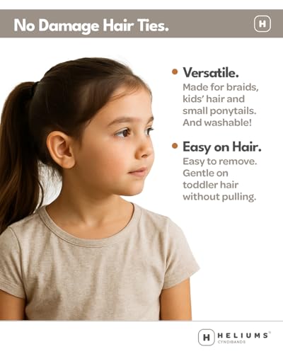 Heliums Small Hair Ties Sandy Blonde 30 Count 1 Inch