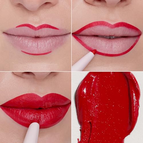 Wander Beauty Lipsetter Dual Cream Lipstick & Liner - Red Over Heels