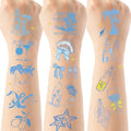 Last Toast on the Coast Temporary Tattoos - 200+ Blue Bachelorette Party Decorations Supplies, Bridal Shower Party Favors Fake Tattoo for Bride (8 sheets)