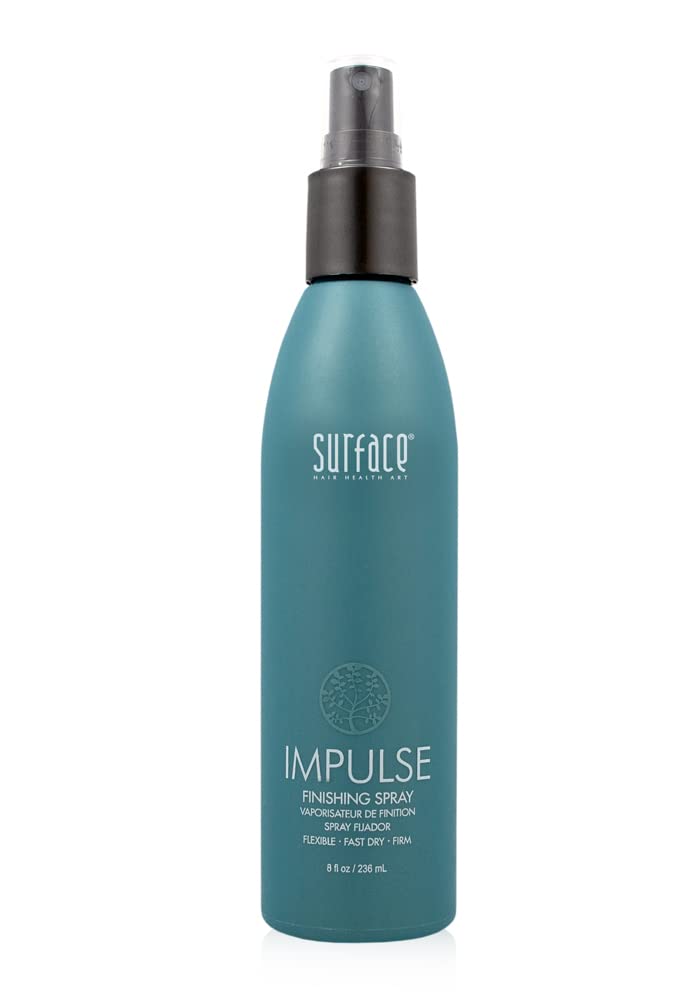 Surface Hair Impulse Finishing Spray, Fast And Flexible Hold, For Use With Thermal Styling, 8 Fl. Oz.