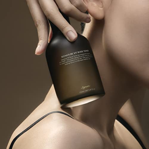DEMAR3 Signature VIT ROISE Premium Nourishing Toner, 150ml, 5.75 oz, Korean Skin Care, Anti Aging, Hydrating Panthenol, Hyaluronic Acid & Niacinamide, Glow Skin Care