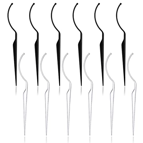 12 Pcs False Eyelash Display Sticks - Try-On Applicator Tool
