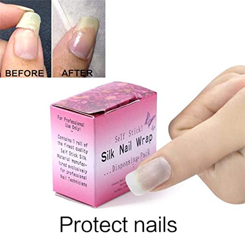 Self-Adhesive Nail Repair Fiberglass Silk Wrap for Damaged Nails - Reinforce & Protect