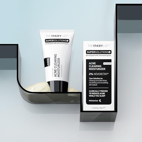 The INKEY List SuperSolutions Novoretin 2% Moisturizer, Skin Clearing Moisturizer to Reduce Blemishes and Breakouts While You Sleep, Non-Comedogenic 1.69 fl oz