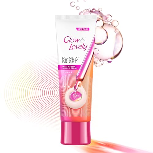 Glow & Lovely Re-New Bright Advanced Multi Vitamin Serum Cream, 50g