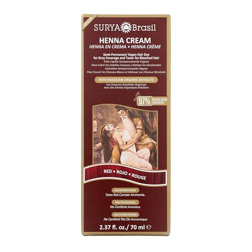 Surya Brasil Henna Cream Red - Natural Semi-Permanent Hair Color
