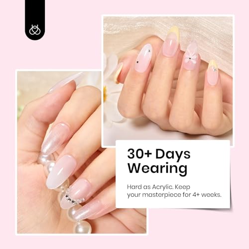 Beetles Hard Builder Gel Nude Pink 1oz