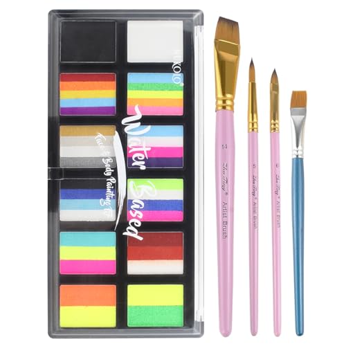 Face Paint Kit for Adults | Split Cake Water-Activated Palette