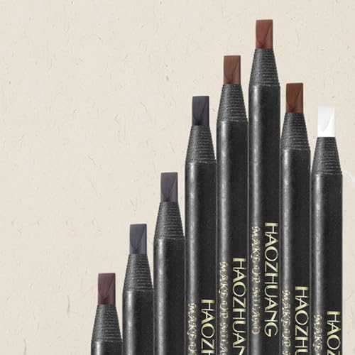 6Pcs Microblading Eyebrow Pencil Set - Waterproof Peel Off