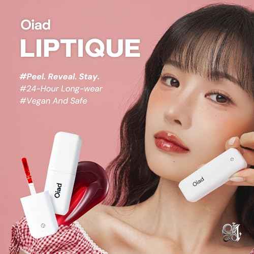 Liptique Korean Lip Stain Peel Off - 24 Hour Long Lasting Lip Tattoo, Waterproof & Transfer Proof, Nourishing & Hydrating Lip Tint for Women, Instant Plumping Lip Tints Peel Off (006 WINTTO)
