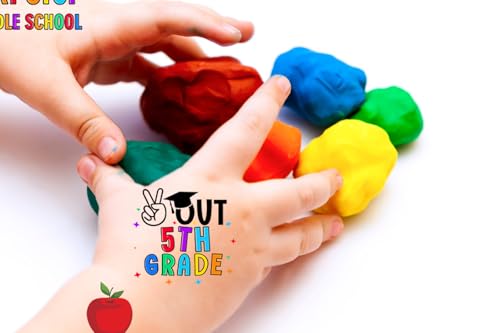 5th Grade Graduation Temporary Tattoos 110pcs