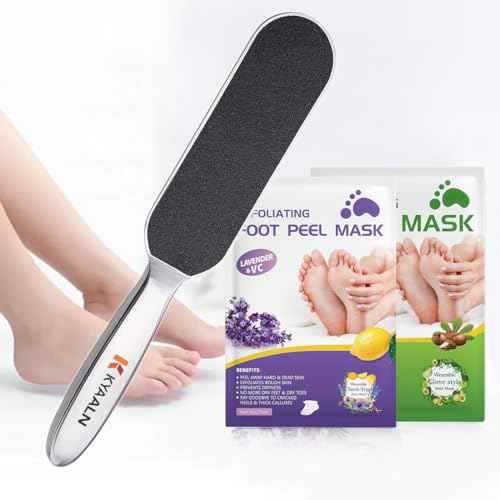 Professional Foot File & Rasp Callus Remover - Remove Hard & Dead Skin, Dual Sided for Wet and Dry Feet (LXX)