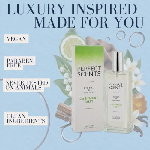 Cashmere Woods Perfume for Women 3.4 Fl Oz - Inspired by Donna Karan's Cashmere Mist