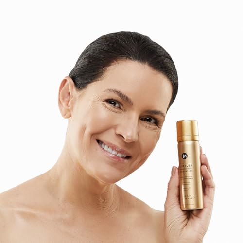 Jerome Alexander Airbrush Foundation Ultra Hydrating, Spray Foundation Makeup with 2x the Active Ingredients, Ultra-Light, Buildable, Full Coverage Formula (Medium)