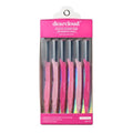 Dearcloud Dermaplaning Razor Set of 6 Pretty in Pink - Face & Eyebrow Trimming