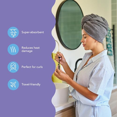 Turbie Twist 2-Pack Microfiber Hair Towel Wrap