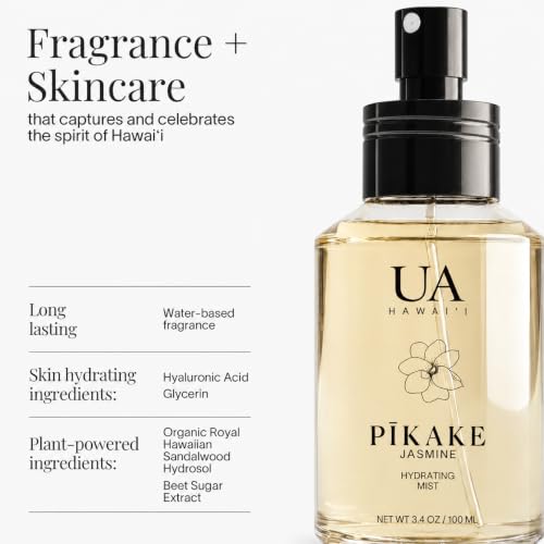 Ua Body Hawai'i Pikake Jasmine Body & Hair Mist with Bergamot & Citrus - 3.4 oz