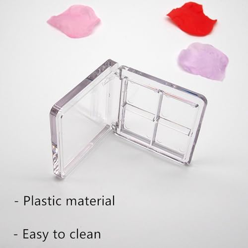Empty Makeup Palette Set - 3 Transparent Containers for DIY Eyeshadow