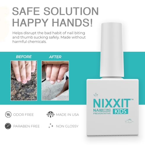 Nixxit Nail Biting Treatment for Kids - No Bite Deterrent