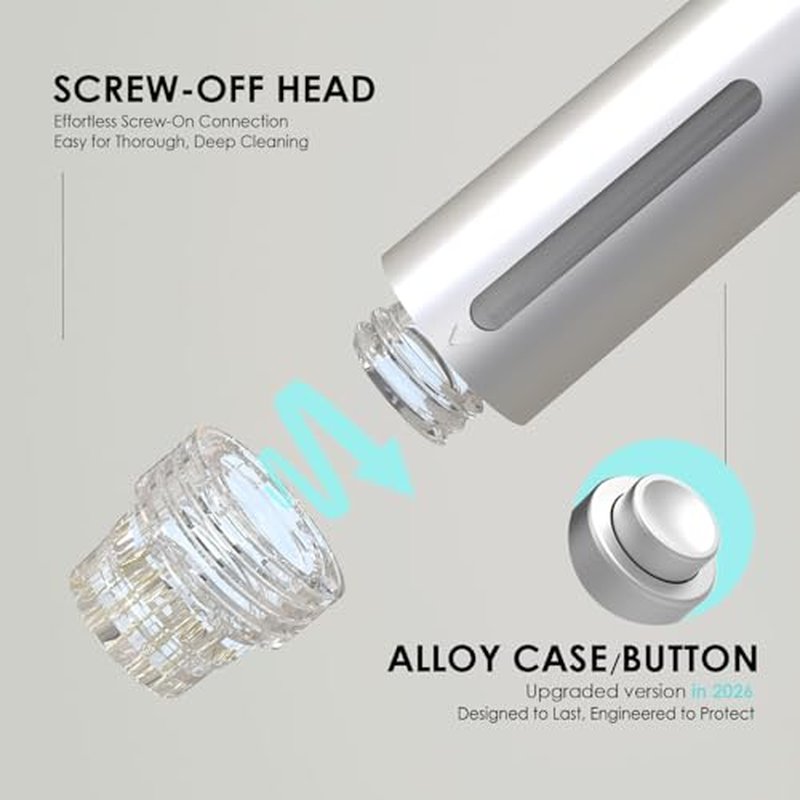 AQUA STAMP 2-in-1 Titanium Derma Stamp - 0.25mm Micro Needles