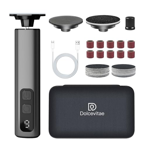 9-Speed Electric Foot Callus Remover with Nano Glass Disc