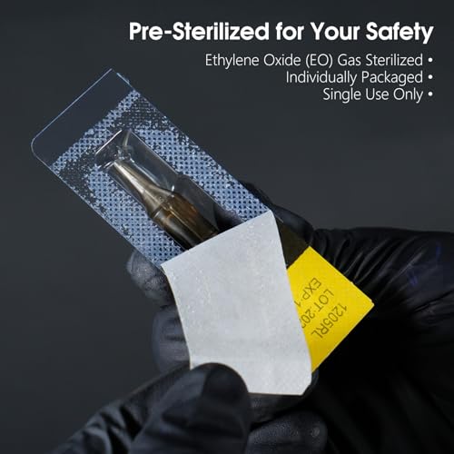 Premium 5RL Disposable Tattoo Needles Cartridges - 20 Pack