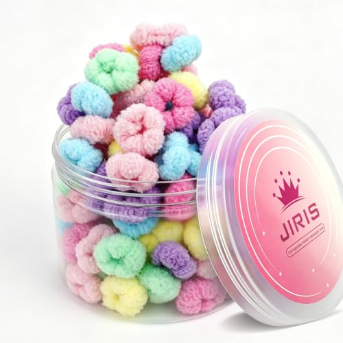 100 Soft Infant Hair Bands - Stretchy Ponytail Holders for Kids