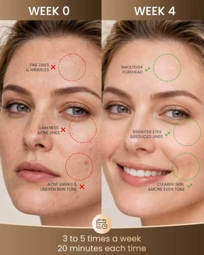 Avorla LED Face Mask Red Light Infrared Therapy Wrinkles Acne