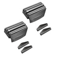 2 PACK BLACKShaver Replacement Foil Compatible with Remington TITANIUM-X Flex & Pivot Foil and Cutter F5800 & F7800,Shaver heads Fit for Remington F4900,F5800,F7800