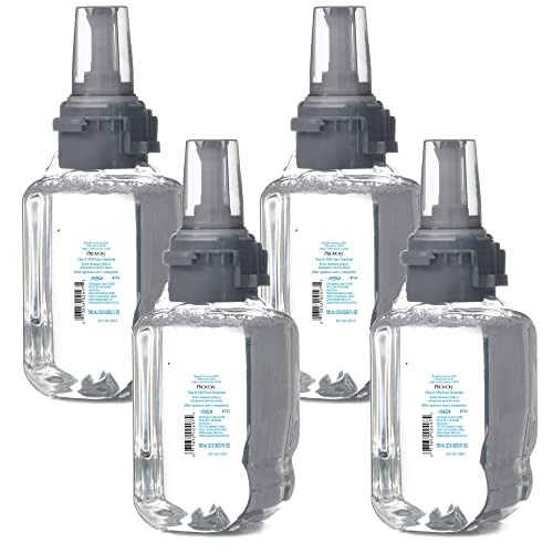 GOJO PROVON Clear & Mild Foam Handwash, Fragrance Free, EcoLogo Certified, 700 mL Foam Hand Soap Refill for ADX-7 Push-Style Dispenser (Pack of 4) - 8721-04