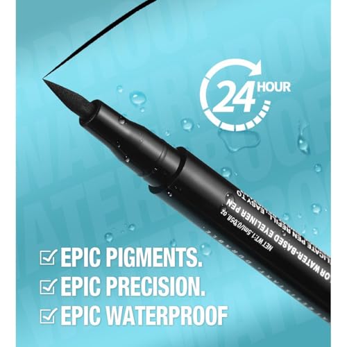 Sky Blue Waterproof Liquid Eyeliner - Precise Tip