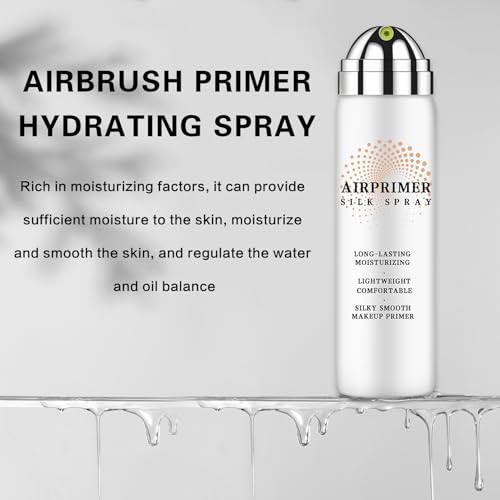QIUFSSE Airbrush Primer Spray - Hydrating Face Makeup Base