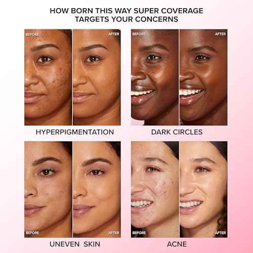 Too Faced Born This Way Super Coverage Multi-Use Concealer | Full Coverage, Non-Comedogenic, Oil Free + Long Lasting Concealer | Hyaluronic Acid, Coconut Water + Alpine Rose