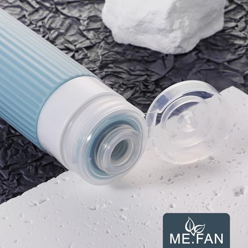 ME.FAN TSA Approved 3oz Silicone Travel Bottles - Leak-Proof, 4 Pack