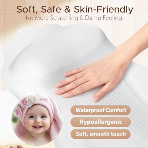Adjustable Silicone Bath Pillow for Tub, Neck Support