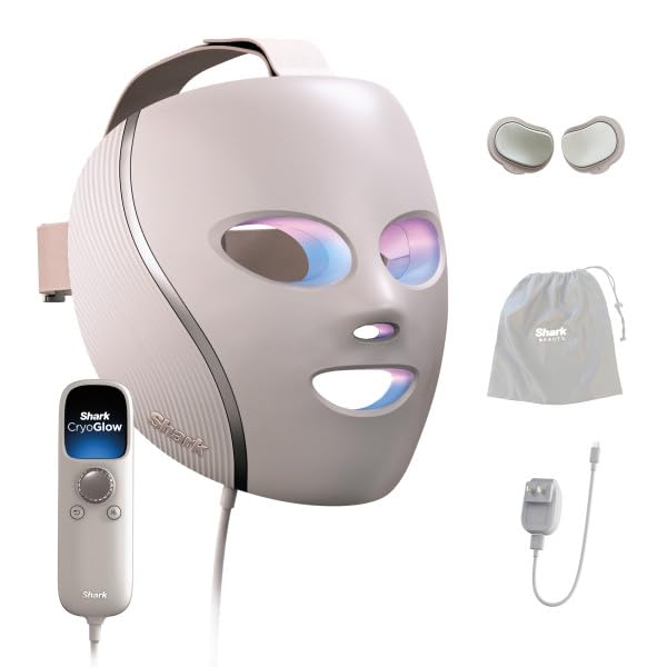 Shark CryoGlow LED Face Mask - Anti-Aging & Skin Clearing Therapy