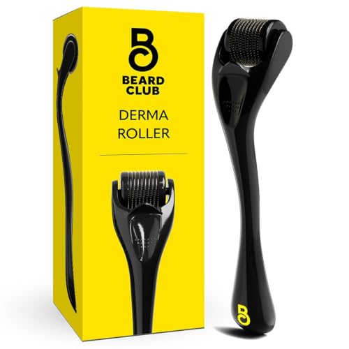 Derma Roller with 540 Titanium Microneedles for Beard & Hair