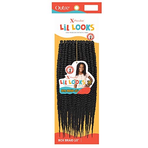 Outre X-Pression LiL Looks Crochet Braid BOX BRAID 10" (3-PACK, 4)