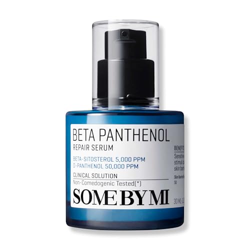 SOME BY MI Beta-Panthenol Repair Serum ? 1.01oz, 30ml ? Korean Hydrating Hyaluronic Acid Serum for Face ? Daily Barrier Repair & Soothing Formula with Beta-Sitosterol & Panthenol ? Korean Skin Care