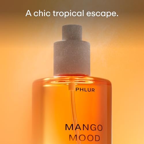 PHLUR Mango Mood Body Mist 3 Fl Oz - Tropical Fruit Hair & Body Spray