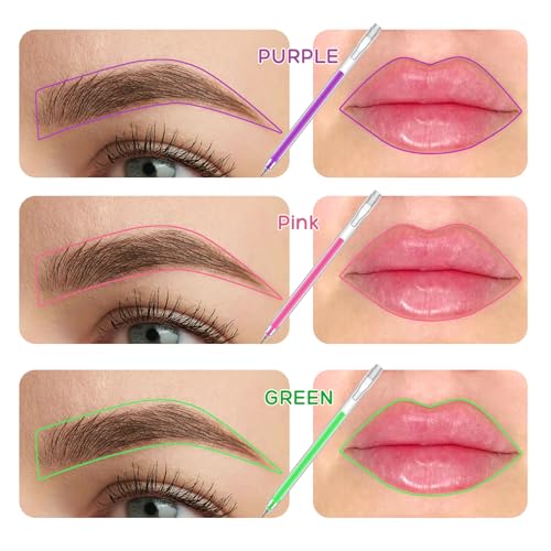 Brow Mapping Pen Set - Eyebrow Lip Positioning Tool