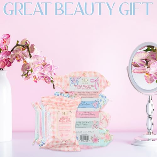120pc Makeup Remover Wipes Variety Pack - Hydrating & Purifying