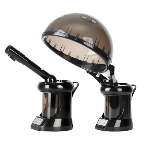 2-in-1 Hair & Face Steamer with Rotating Spray Head