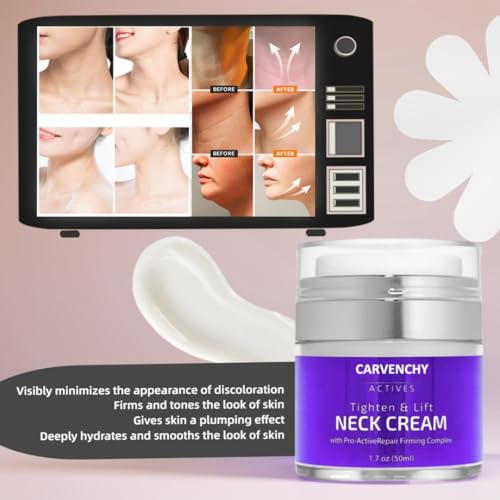 Neck Firming and Lifting Cream | Age-Defying Neck Cream | Smooth Even Skin Tone | Supports Skin Elasticity | Hydration Firms and Contours | Neck and Chest Care |for dark spots|All Skin Types -1.7fl.oz