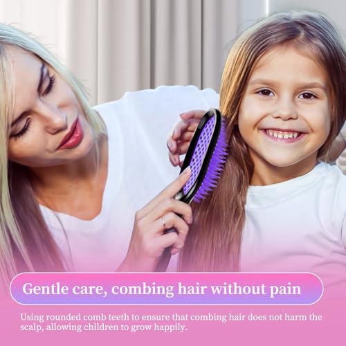 Mejglrc Detangling Brush for Wet & Dry Hair - Lightweight & Antistatic